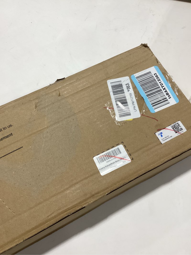 BAYKA Floating Shelves, 22.5 inches Rustic Wood Wall Shelves for Bathroom?Bedroom, Living Room, Kitc