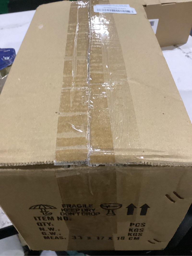 Condition photo showing As Is for 2 pack 4.3'' semi flush mount ceiling light, light luxury ceiling light fixture, clear crystal lampshade vintage hallway lights fixtures, brass base flush mount ceilings lights?no bulb included? transparent - 2 pack