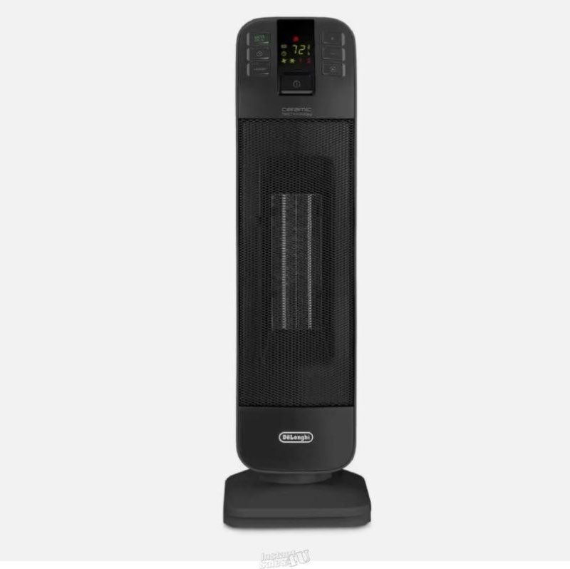 delonghi 1500w ceramic tower space heater 