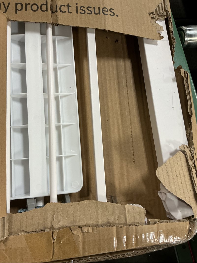 Condition photo showing Good Condition for Mumeasy Baby Gate Extra Wide, 29.5"- 51.5" Pressure Mounted Dog Gate with Walk Through Door, Auto Close Pet Gate for Stairs,Doorways,House White