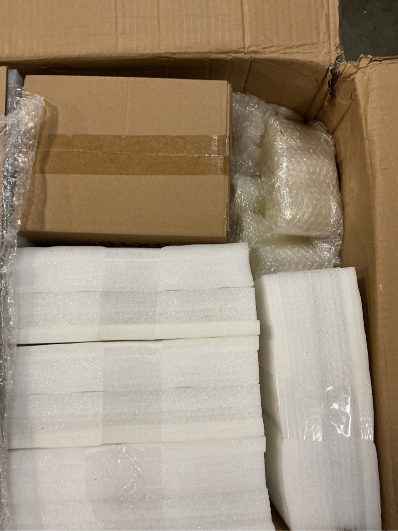 Condition photo showing Good Condition for shihanee 108 pcs pillar candles and glass cylinder vases clear cylinder holders for slim pillar candles table decorations, total 54 sets(white,108 pcs) white, clear