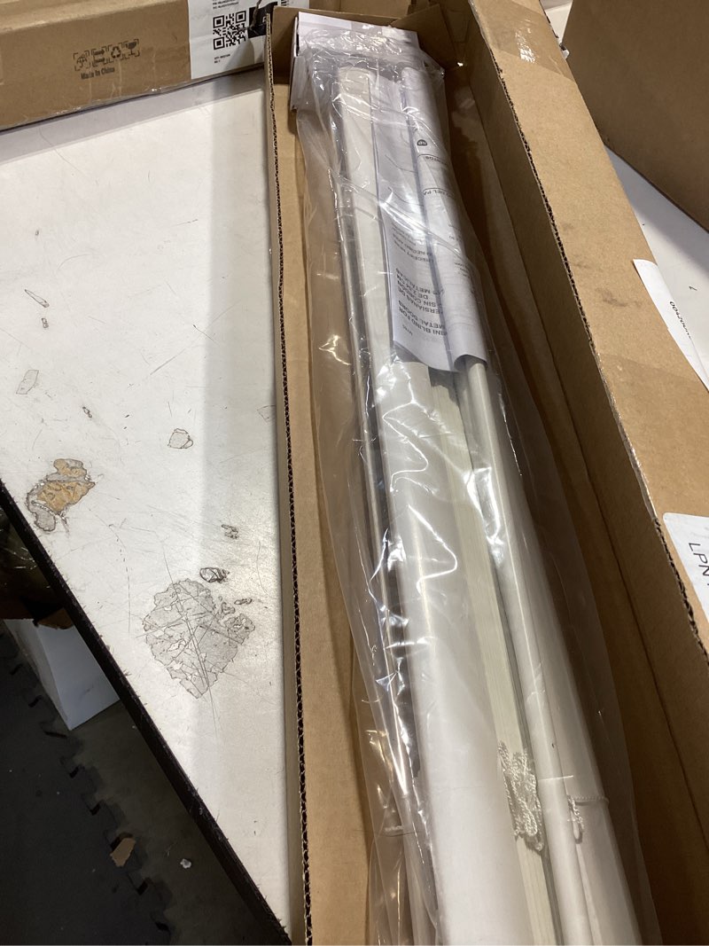Condition photo showing Good Condition for DEZ FURNISHINGS Cordless No Tools 1" Magnet Mini Blinds for Metal Doors, Room Darkening, 25" W x 42" H, White 25"W x 42"H