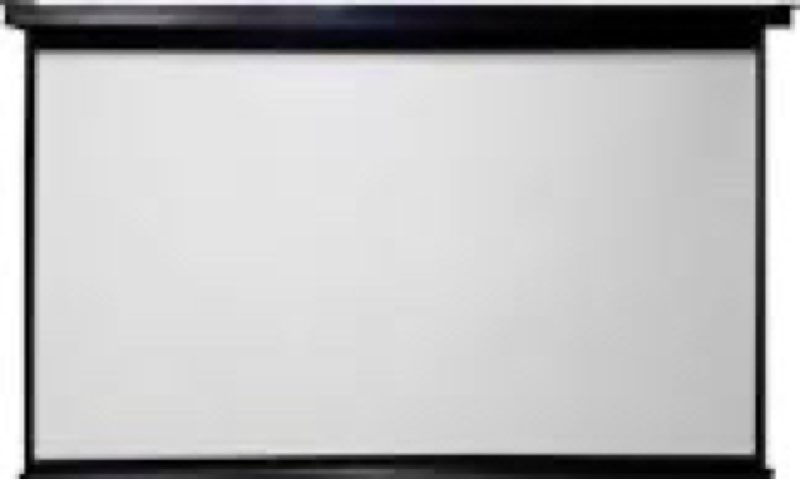 ProHT 84" Manual Projection Screen (05363), 16:9 Aspect Ratio, Pull Down Projector Screen, Matte White,Home Theater/Cinema /Presentation Platform,Suitable for HDTV/Sports/Movies/Presentations,Black
