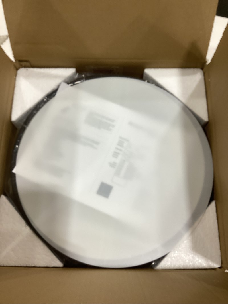 Condition photo showing Good Condition for Black Flush Mount Ceiling Light 15 inch LED Dimmable Ceiling Lamp Remote Control 36W 5CCT(2700K-5000K) Bedroom Lamp Light Fixture for Bedroom Foyer Kitchen Entryway Closet Hallway