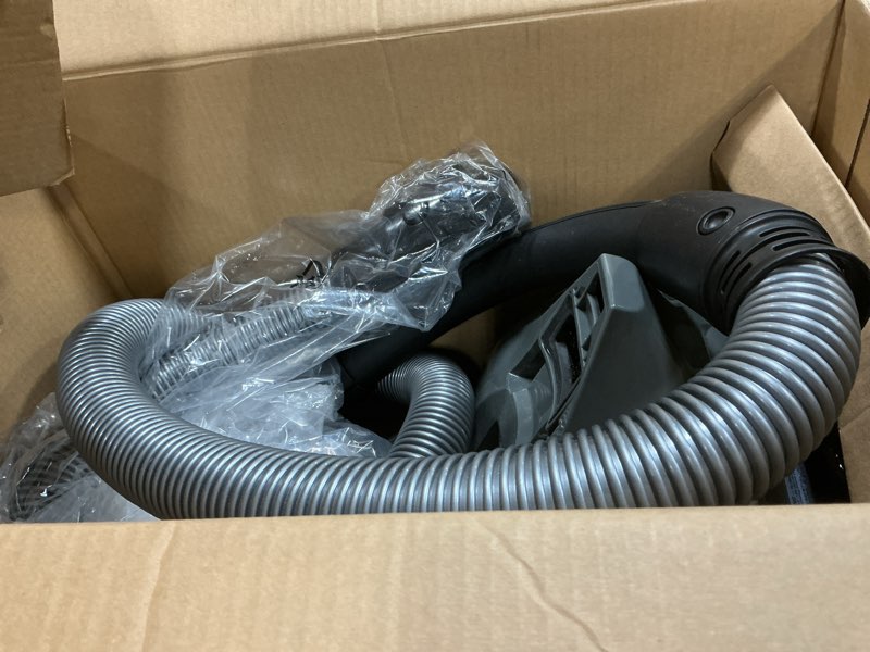 Condition photo showing As Is for eureka whirlwind bagless canister 2.5l vacuum cleaner, lightweight vac for carpets and hard floors, nen110a, blue