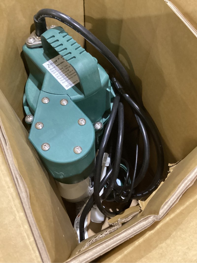 Condition photo showing Good Condition for zoeller 3/4-hp 115-volt 80-gpm cast iron submersible sump pump