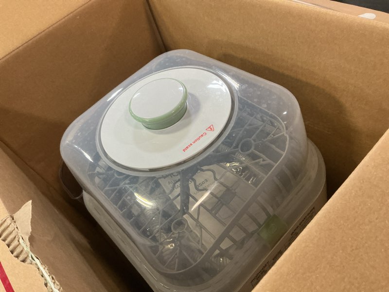Condition photo showing As Is for momcozy kleanpal pro baby bottle washer, sterilizer & dryer - all-in-one cleaning machine for bottles, pump parts & baby essentials - time-saving & effortless care