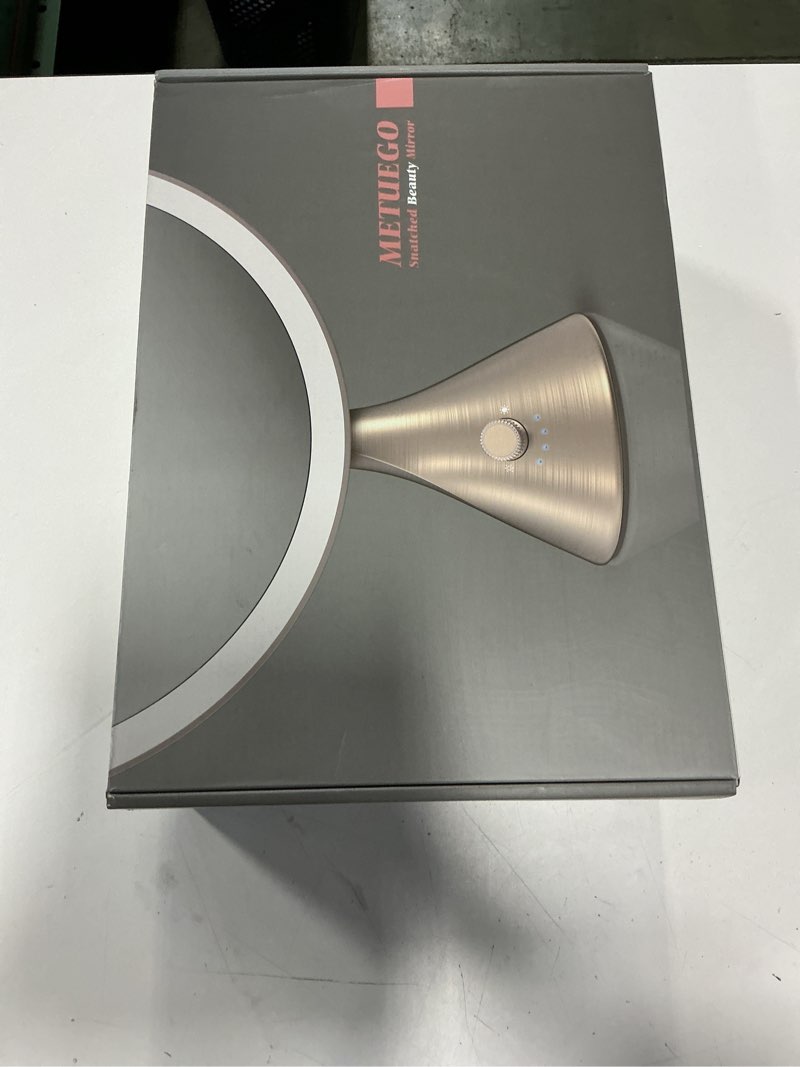 Condition photo showing New/Like New for Lighted Makeup Mirror with Magnification Electric Plug in, 7X Magnifying Lighted Vanity Makeup Mirror with Led Lights Nickel