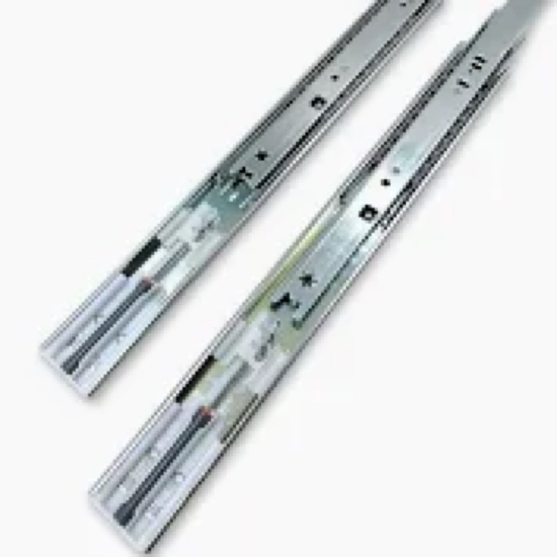 homdiy 2 Pcs 22 Inch Bottom Mount Centered Drawer Slides for Cabinet and Dresser Heavy Duty Center M