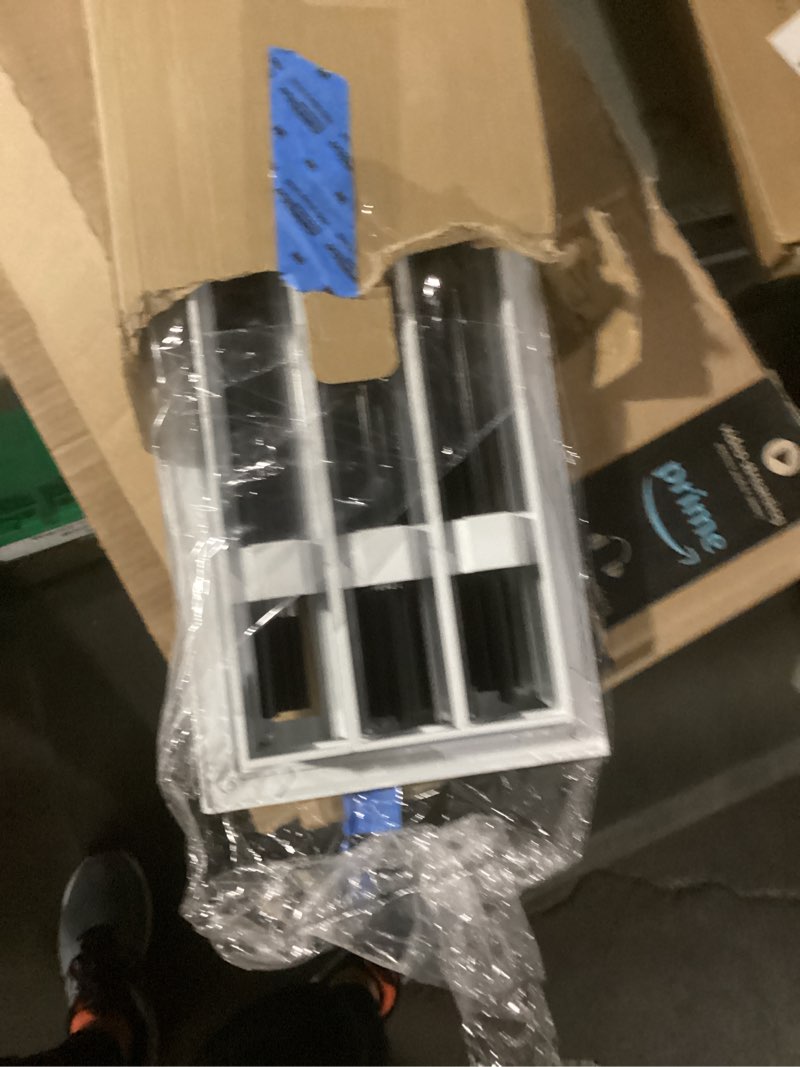 Condition photo showing New/Like New for buildmart - 30x6 modern ac vent cover - decorative white air vent - standard linear slot diffuser - register grille for ceiling, walls & floors - texas buildmart