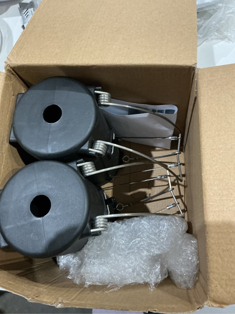 Condition photo showing Good Condition for qualirey 2 pack black hole gopher trap 6.7 inch tunnel mole traps gopher killer outdoor vole traps rodent rat stations reusable for lawn yard garden