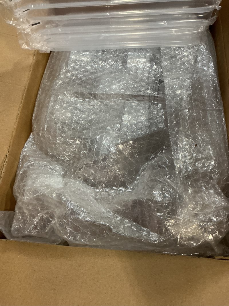 Condition photo showing New/Like New for Ciaell 12PCS Plastic Ribbed Martini Glasses - 10 Oz Disposable Coupe Glasses with Stem - Heavy Duty Margarita Cups for Bars, Cocktails, Whiskey, Parties & Wedding Clear
