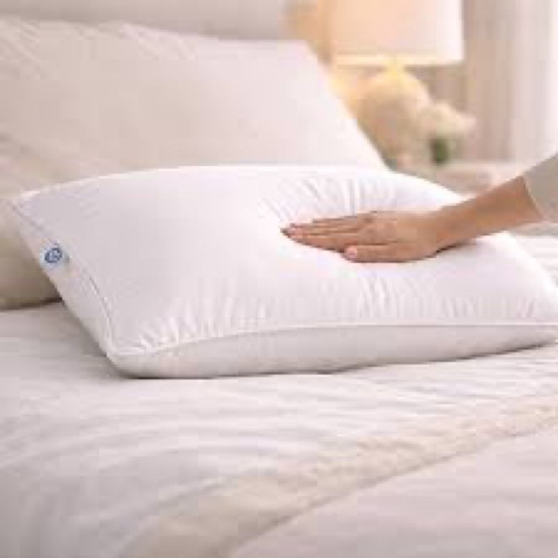 continental bedding siberian goose down pillow 800 fill power white goose down 400 thread count 100%