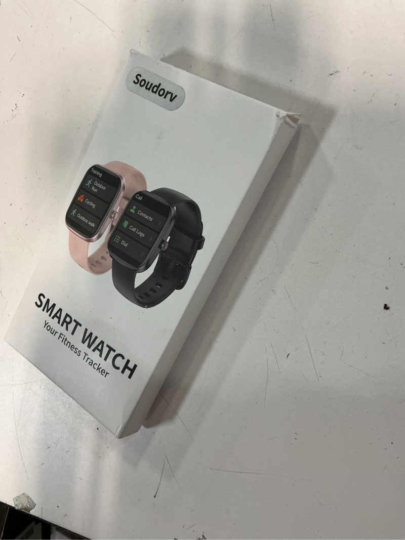 Condition photo showing New/Like New for Smart Watch for Men Women, 1.91" Smartwatch(Answer/Make Call), 2026 New Fitness Watch with 110+ Sport Modes, Fitness Tracke with Pedometer/Sleep Monitor/Heart Rate/IP68, for Android iOS Deep Black