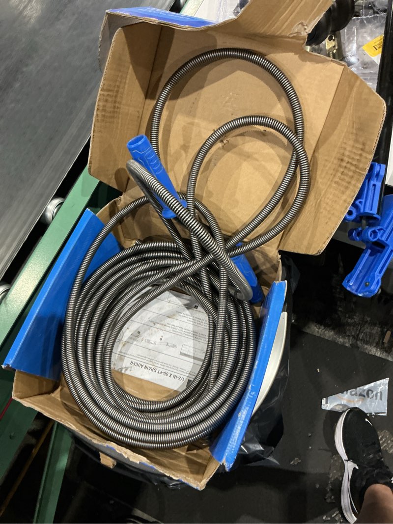 Condition photo showing Good Condition for kobalt 1/2-in x 50-ft high carbon wire hand auger for sink