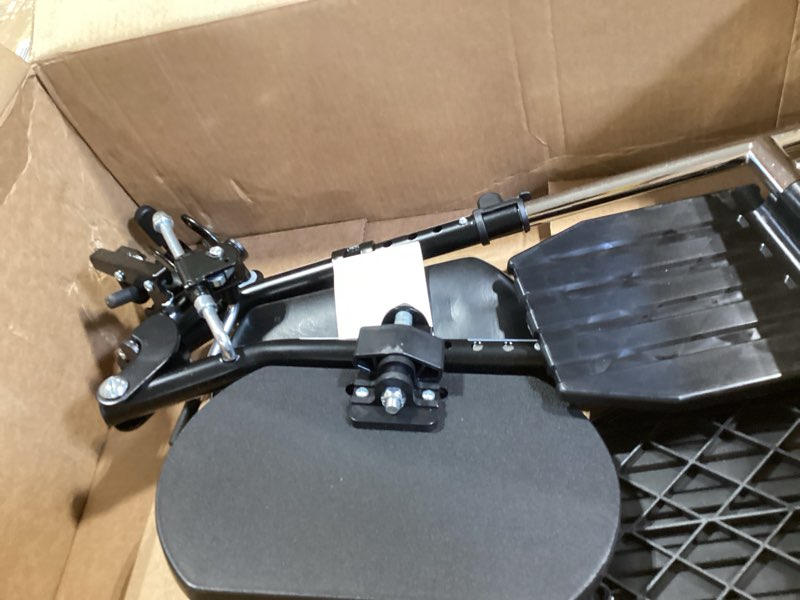 Condition photo showing Good Condition for invacare wheelchair elevating legrest with padded calf pads, footrest with swing away function, adjustable length, tool-free installation, designed for invacare wheelchair padded composite legrests