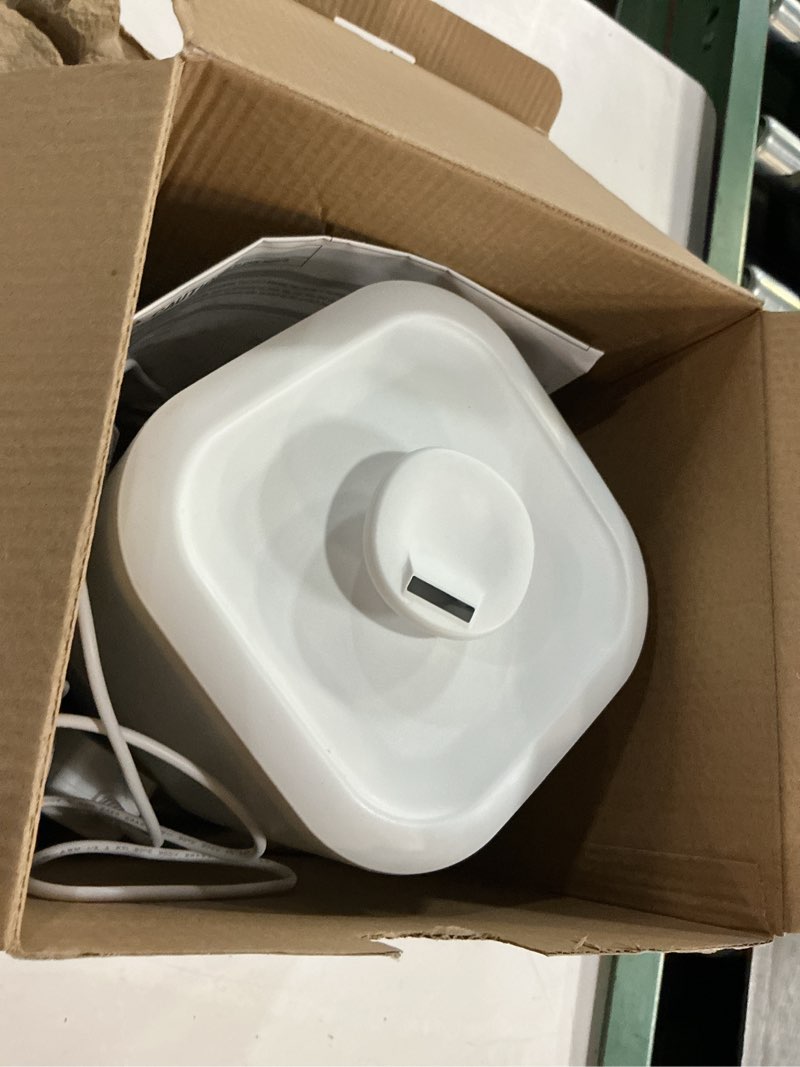 Condition photo showing As Is for safety 1st easy-fill cool mist humidifier, white