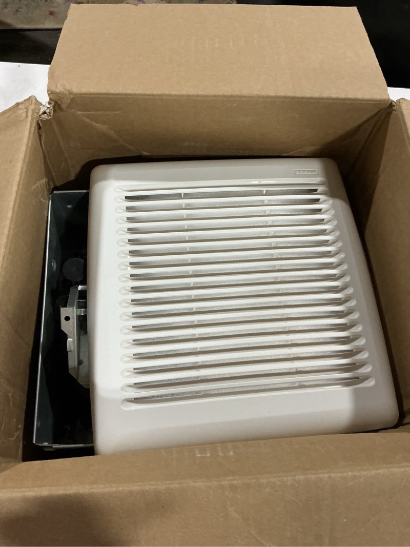 Condition photo showing Good Condition for broan-nutone bathroom exhaust fan, easy install, powerful 110 cfm, quiet 1.0 sones, energy star 110 cfm fan