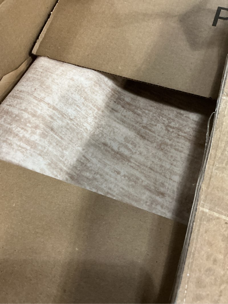 Condition photo showing Good Condition for rugsreal 6x9 large bedroom area rug washable rug soft modern area rug for living room non-slip stain resistant abstract throw floor carpet contemporary rug solid rug for dining room office, beige beige 6' x 9' (rectangular)