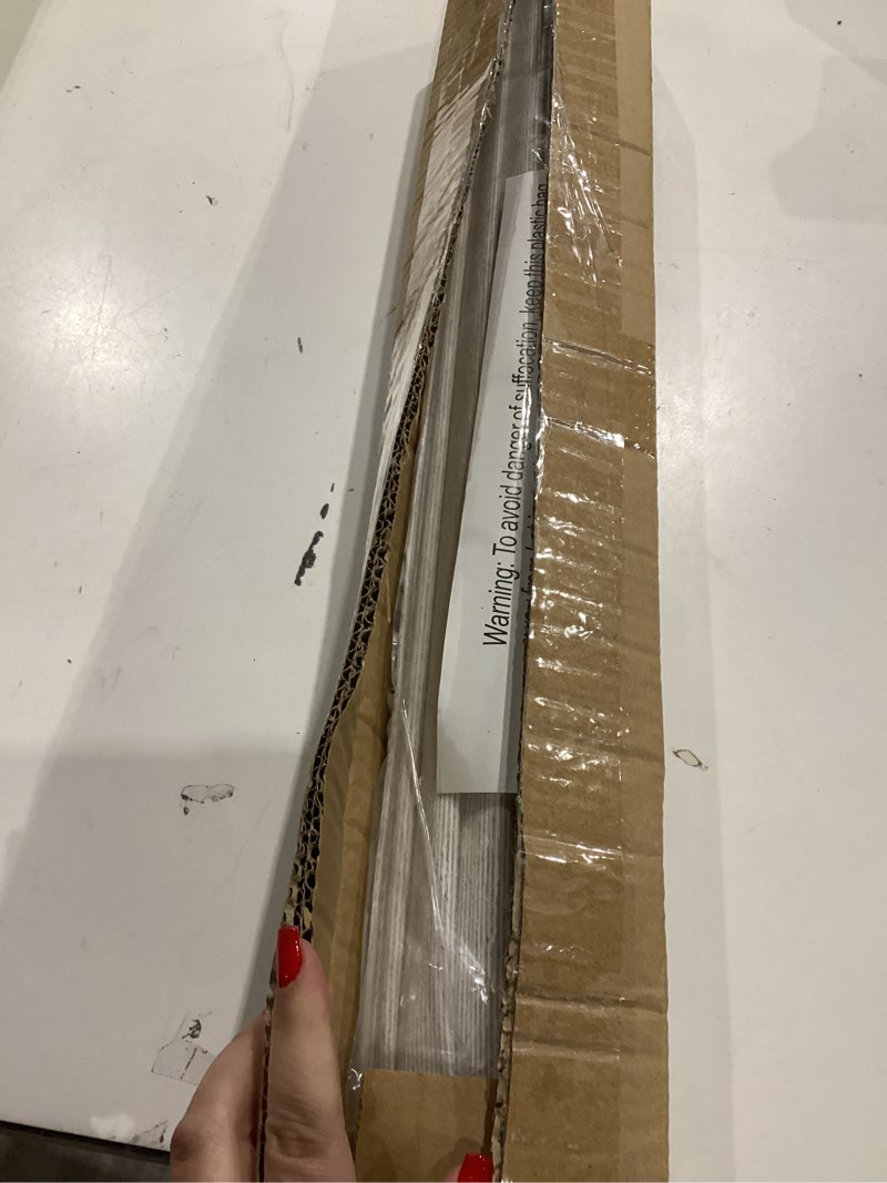 Condition photo showing Good Condition for 100% blackout cordless roman shades for indoor windows & french doors, 22 3/4" w × 60" h - blackout - beige blackout - beige 22 3/4" w × 60" h