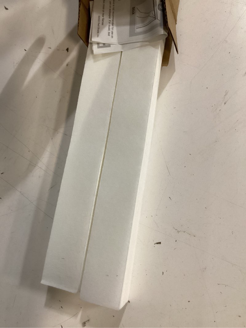 Condition photo showing Good Condition for redi shade no tools original light filtering pleated fabric shade white, 36" w x 72” l, 2 pack 2 pack 36"w x 72"h