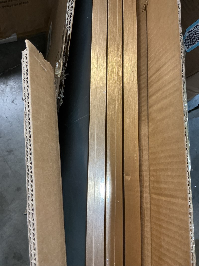 Condition photo showing New/Like New for large framed abstract wall art for living room, luxury 3 piece canvas blue white and gold prints paintings for walls, modern minimalist pictures for dining bedroom hallway office home decor 24x36 in 24" w x 36" h x 3pcs midnight blue & gold