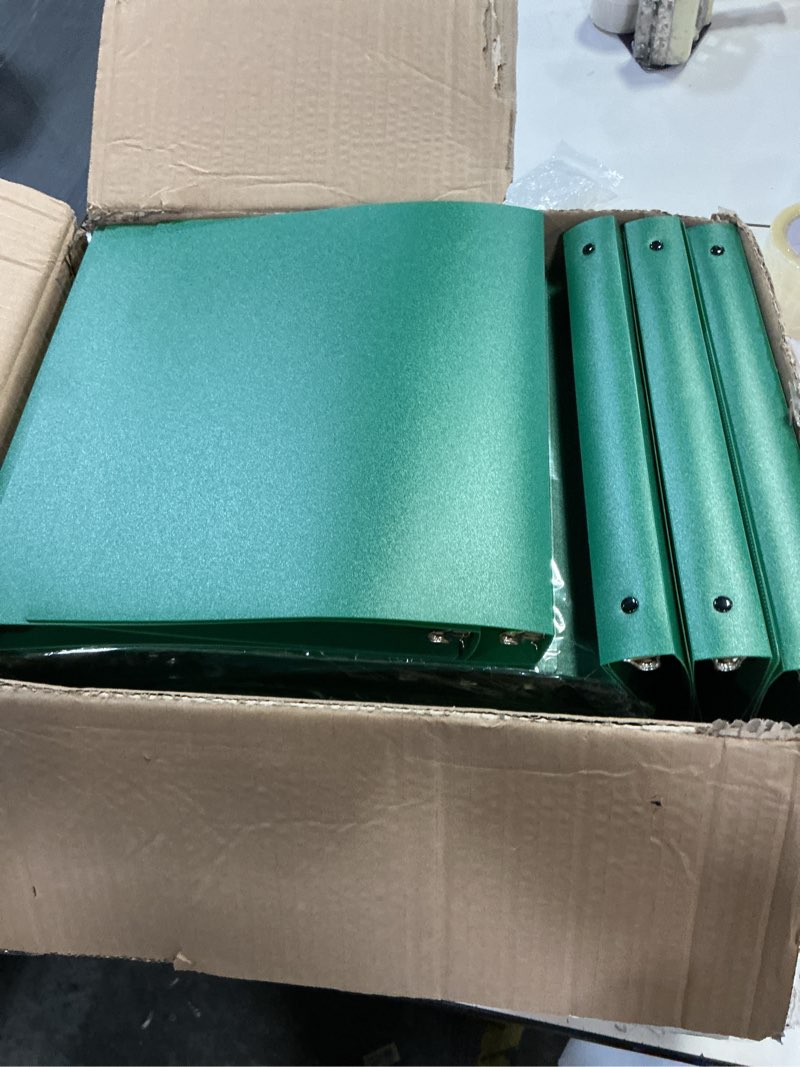 Condition photo showing Good Condition for Henoyso 48 Pcs 3 Ring Binders 1 Inch Round Rings, Plastic Flexible Binders Bulk Fits Letter Size 8.5