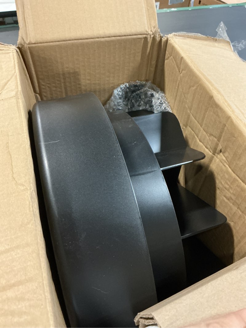 Condition photo showing As Is for Mind Reader 2-Tier Snack Carousel, Countertop Organizer, Snack Tray, Breakroom, Kitchen, 14.25"L x 14.25"W x 14"H, Black Black 2-Tier