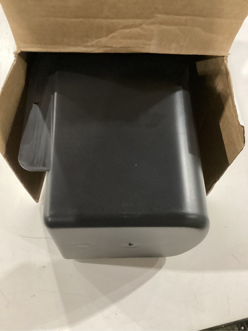 Condition photo showing New/Like New for Architectural Mailboxes Parsons Medium Capacity, Plastic Post Mount Mailbox, Black