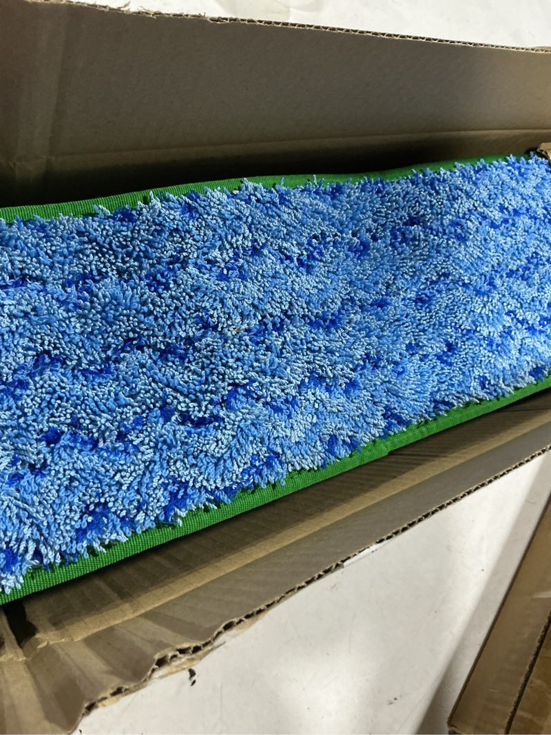 Condition photo showing Good Condition for replacement mop pads for rubbermaid commercial 18.5 inch mop head - 12 pack reusable wet & dry cleaning mop head replacement refills fit for any microfiber flat mop system 18" and 17" ordinary red 12pack