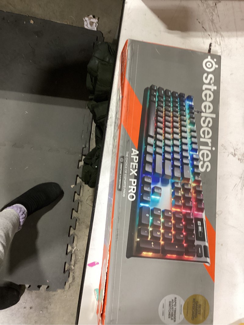 Condition photo showing Good Condition for SteelSeries Apex Pro Gen 3 OmniPoint 3.0 HyperMagnetic Switches — Adjustable Actuation — Rapid Trigg