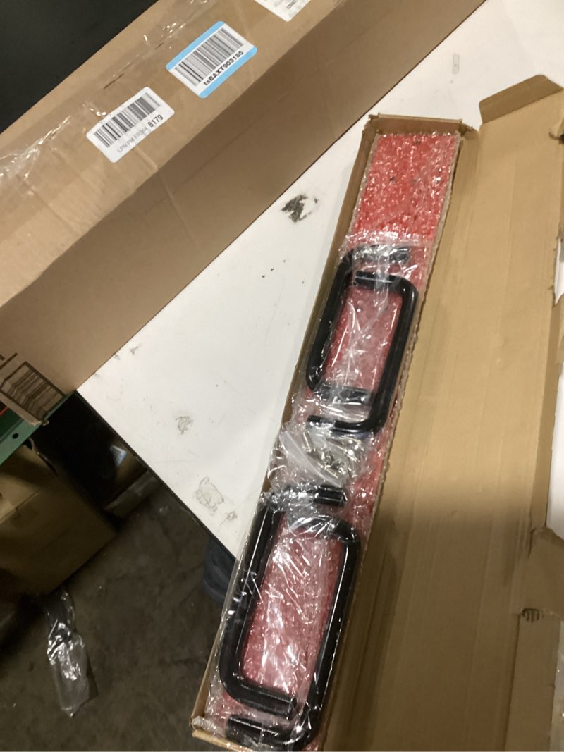 Condition photo showing New/Like New for blulu 2 pack 24 in 16 ga steel sheet metal folding tool with grips for standing seam roofing panels drip edge tool sheet metal bender hand fits hvac applications pipe fitter bending supplies red 2 24 inch