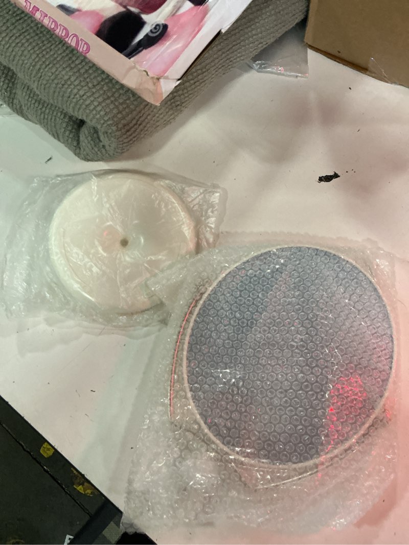 Condition photo showing New/Like New for yeake magnifying pop stand double sided swivel make up mirror