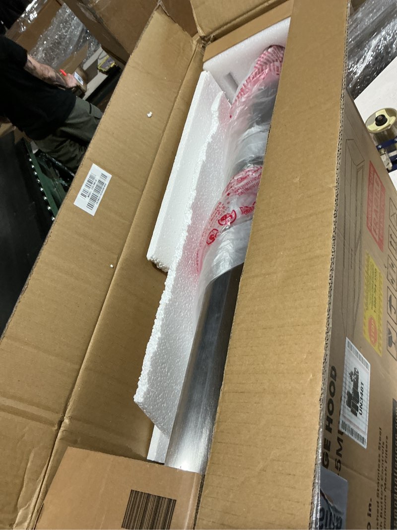 Condition photo showing As Is for cosmo cos-5mu30 30 in. delta collection ducted under cabinet range hood, button controls, reusable filters, led lights, stainless steel stainless steel 30 inch (standard)