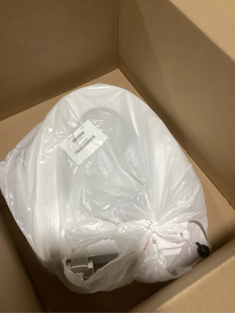 Condition photo showing As Is for mayfair cassel slow close toilet seat, easy clean, non slip premium wood seat, easy install, made in usa, elongated, white elongated 1 - toilet seat