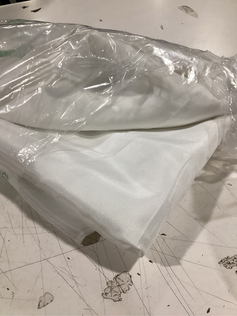Condition photo showing Good Condition for solino home ivory linen tablecloth 60 x 144 inch - 100% pure linen table cloth for rectangle tables - fete, machine washable tablecloth for spring, easter 02: ivory 144" x 60" (rectangular)