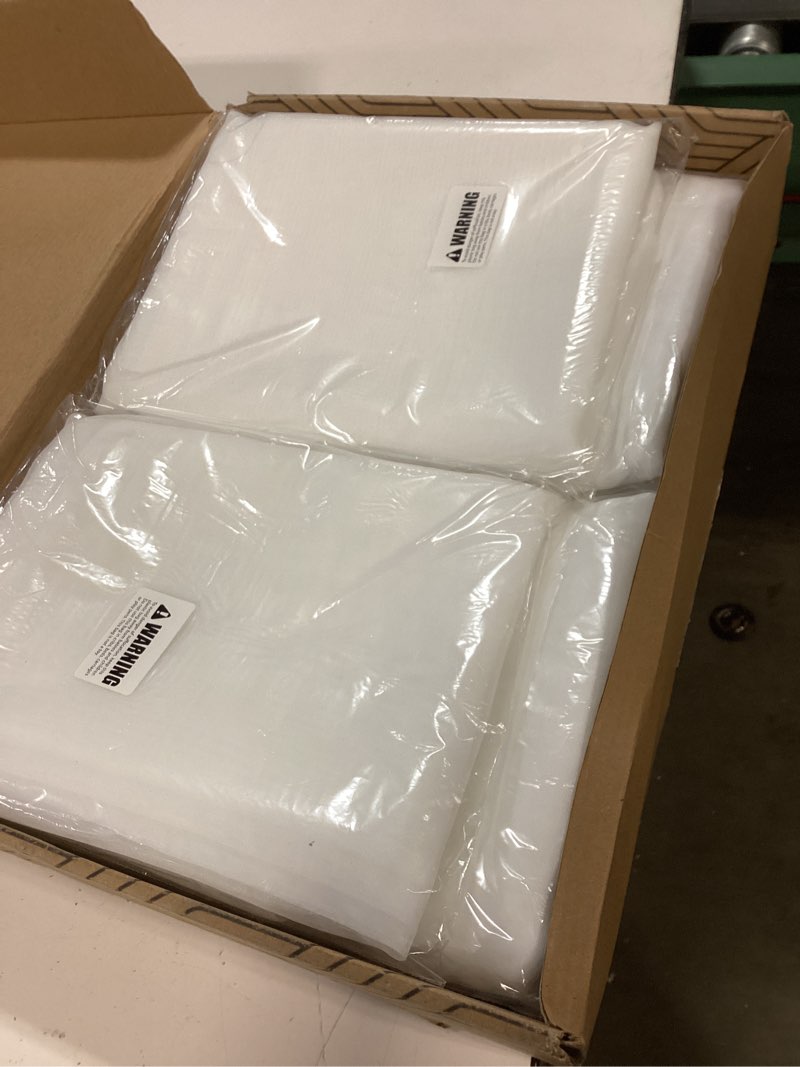 Condition photo showing Good Condition for boldworks Ceiling Drapes Hanging Kit for Weddings Tent Bedroom Draping Parties Decoration White Fabric Includes Hoop Ring Set 5ft x 10ft Pack of 6