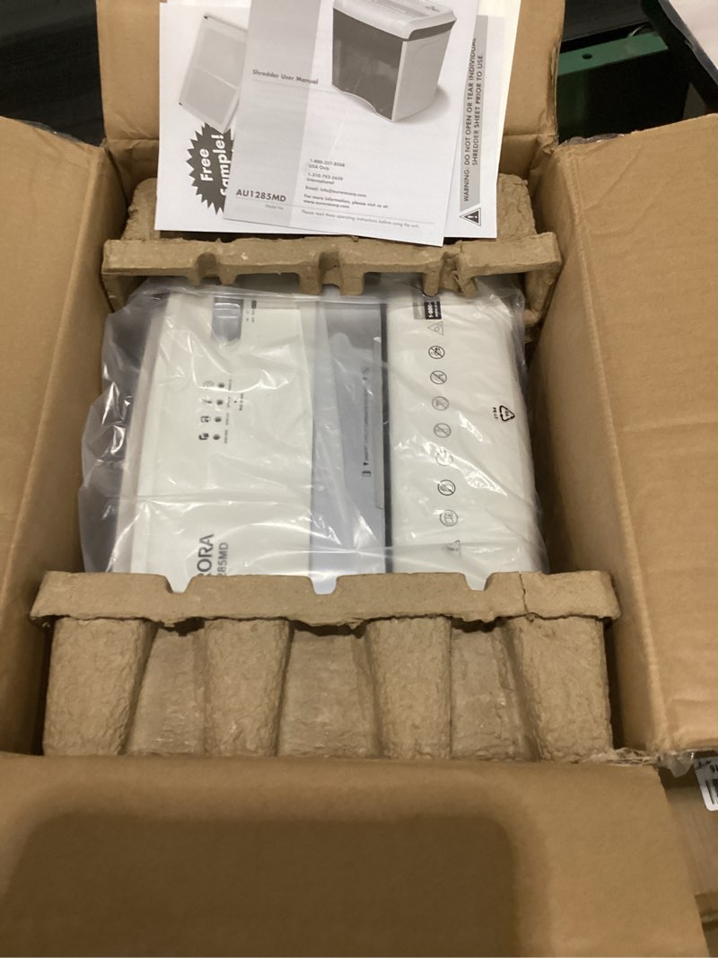 Aurora AU1285MD Compact Desktop-Style High Security 12-Sheet Micro-Cut Paper and CD/Credit Card/Junk