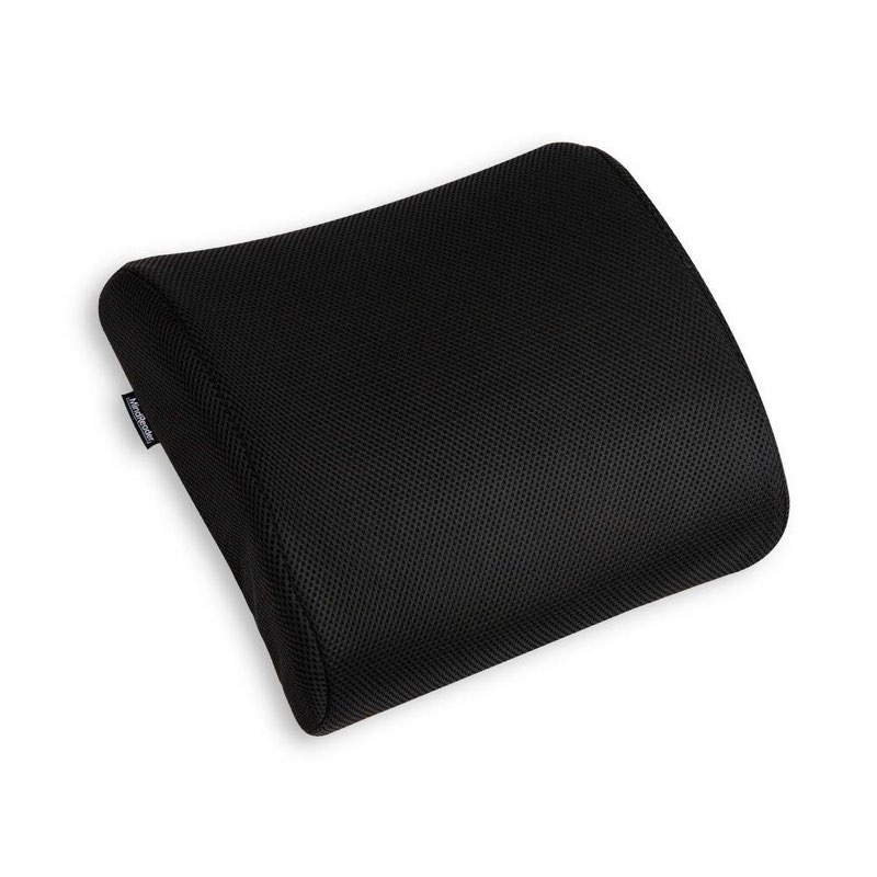 black ergonomic lower back cushion chair pad
