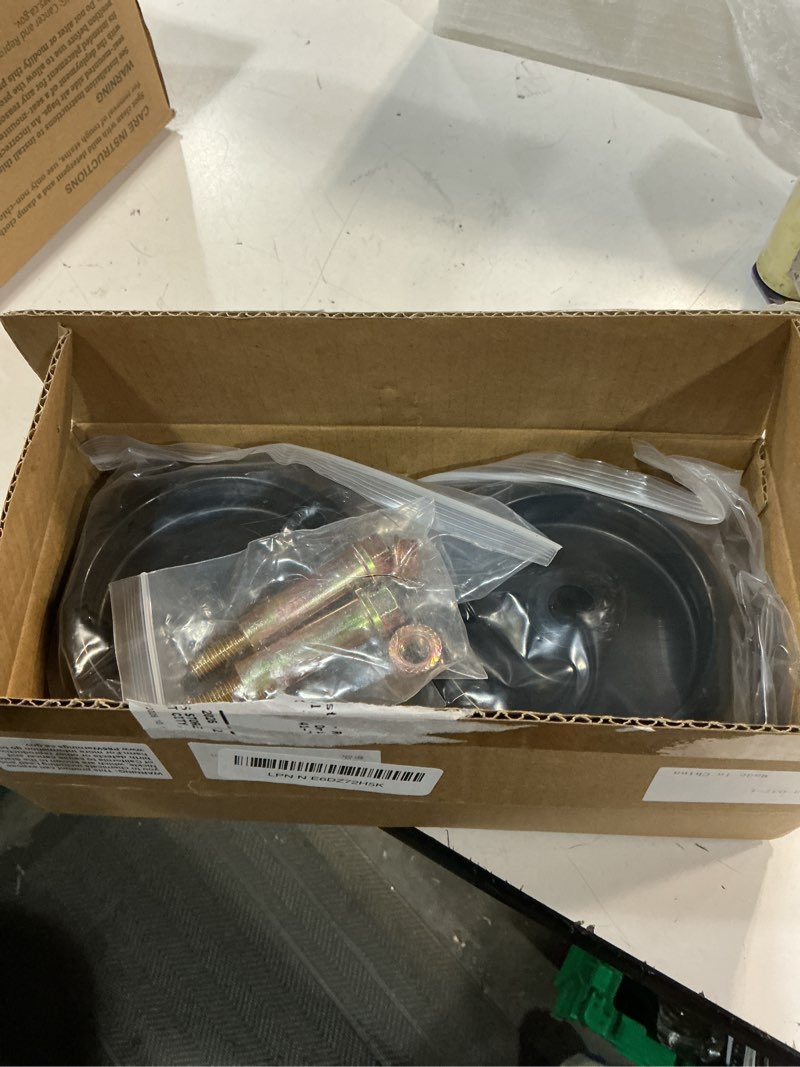 Condition photo showing Good Condition for 2 pack gx10168 deck wheels with bolts replaces gx10168 deck wheels for john deere gx10168 gauge wheel for john deere 115 d140 d160 d170 l100 l110 l120 l130 la115 z425 z445 mowers w1 2xgx10168
