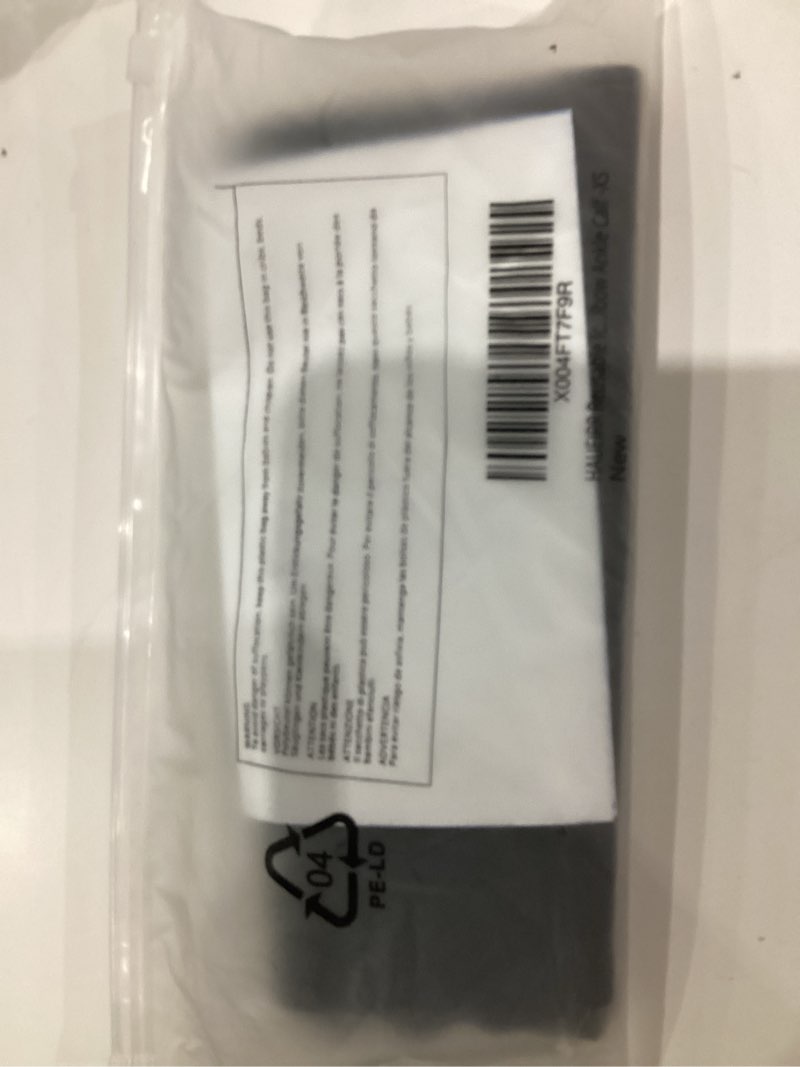 Condition photo showing New/Like New for HAUElRR Knee Ice Pack Wrap with Compression Sleeve, Flexible Gel Ice Wrap for Knee, Elbow, Ankle, Foot, Reusable Hot & Cold Therapy for Injuries, Pain Relief, Meniscus, ACL, MCL Recovery-XS Black X-Small (Pack of 1)