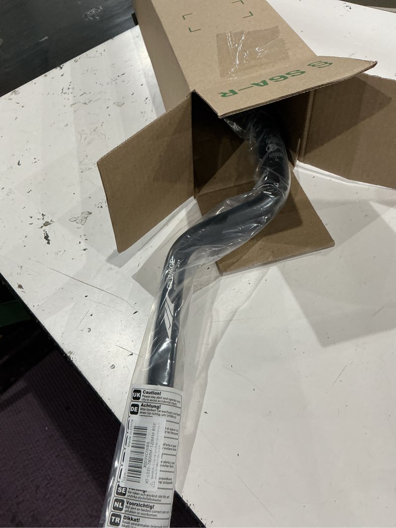 Condition photo showing New/Like New for 31.8 bike handlebar - 25mm, 55mm, 70mm, 90mm,120mm riser handlebar - 780mm aluminium alloy mountain bike bicycle handlebars (31.8-120mm rise)