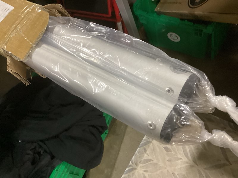 Condition photo showing New/Like New for Zonon 1 Pcs 4-10ft Double Layer Adjustable Crossbar and Hangers for Use with Pipe and Drape Kit Pipe and Drape Crossbar for Backdrop Stand, Background Curtain and Wedding Decor 1 4-10 ft