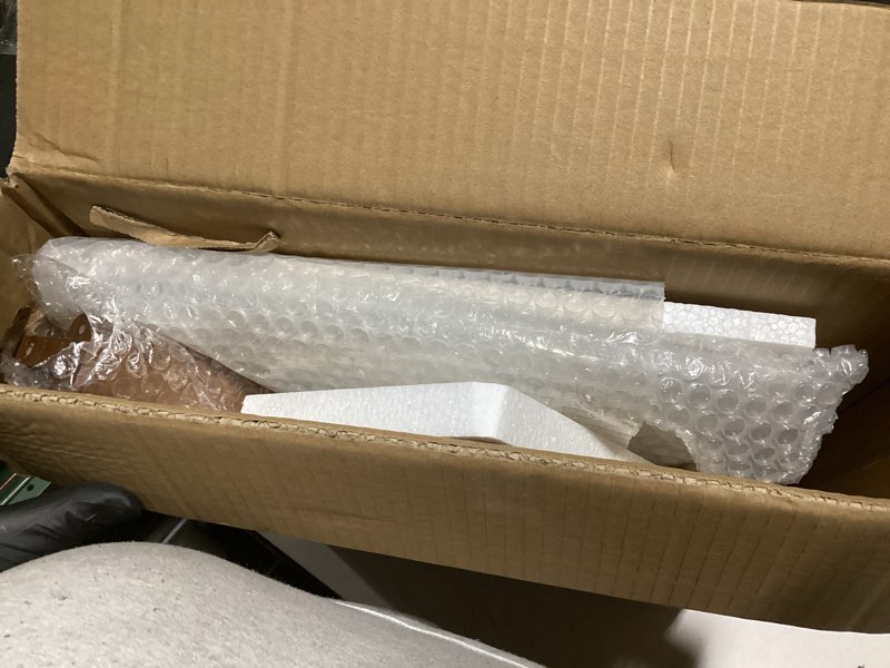 Condition photo showing Good Condition for Side Table with Pedestal - Adjustable Height C Shaped End Tables for Small Spaces, Couch, Bedside, Living Room, 14x14x26 Inch TV Tray Round Stand for Drink, Snack, Coffee - Brown