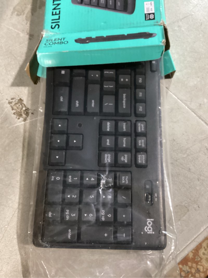 Condition photo showing Good Condition for Logitech MK295 Wireless Mouse & Keyboard Combo with SilentTouch Technology, Full Numpad, Advanced Optical Tracking, Lag-Free Wireless, 90% Less Noise - Graphite