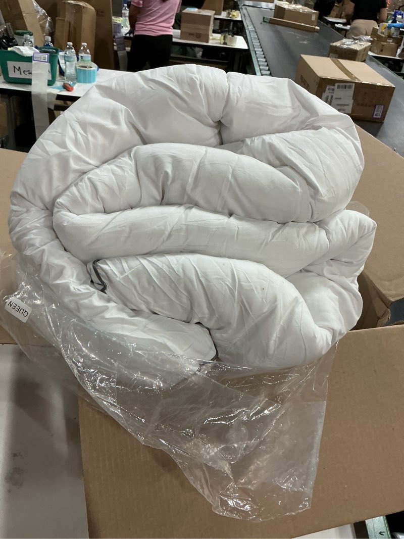 Condition photo showing Good Condition for Mattress Topper Queen,Extra Thick Mattress Pad Cover for Back Pain,Cooling Mattress Protector with 8-21 Inch Deep Pocket,Overfilled Down Alternative Filling White Queen