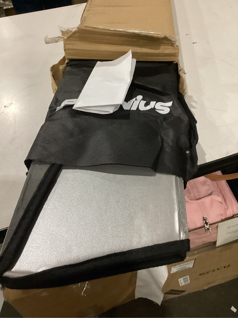 Condition photo showing As Is for pigenius windshield sunshade for lexus rx350/rx450h 2016-2022, rx350l/rx450hl 2018-2022 front window shade - safeguard gray 2016-2022 rx