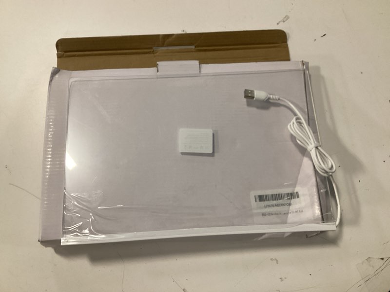 Condition photo showing As Is for LED Note Board with Colors, Glowing Acrylic Message Marker Board, Illuminating Dry Erase Board with Sturdy Stand, Memo Letter Board with Interactive Light, White Board for Idea Generation (11.8*7.9in)