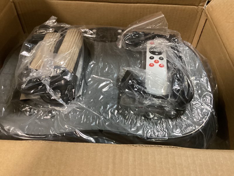 Condition photo showing Good Condition for Vibration Plate Exercise Machine for Lymphatic Drainage, Whole Body Fitness Workout Equipment Stand Shake Board Sport Gym for Weight Loss Fat Burner for Women Men White