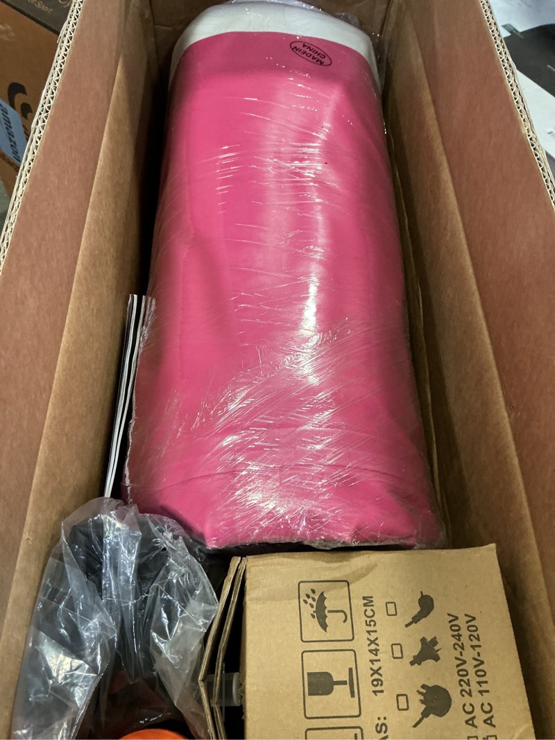 Condition photo showing Good Condition for AKSPORT Gymnastics Air Mat Tumble Track Tumbling Mat Inflatable Floor Mats with Air Pump for Home Use/Tumble/Gym/Training/Cheerleading/Parkour/Beach/Park/Water Grey Pink 16ftx3.3ftx4inch